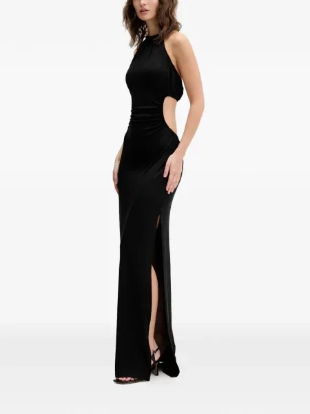 Rochie din denim Karl Lagerfeld Jeans negru