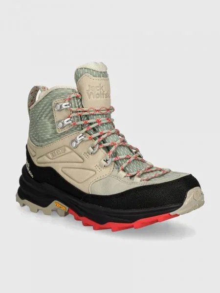 Jack Wolfskin pantofi Cyrox Texapore Mid femei verde