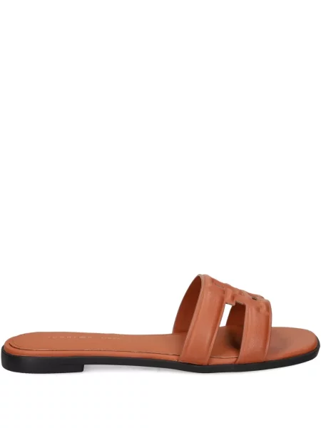 Sandale Tommy Hilfiger din piele maro