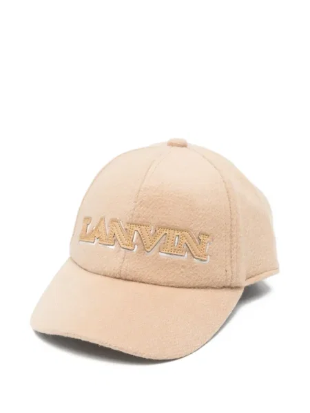 Czapka z daszkiem dziecięca Lanvin Enfant różowa