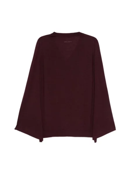 Sweter Alberta Ferretti brązowy