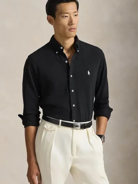 Polo Ralph Lauren Košeľa čierna