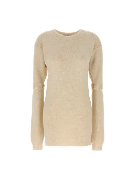 Sukienka Lemaire wełniana biała