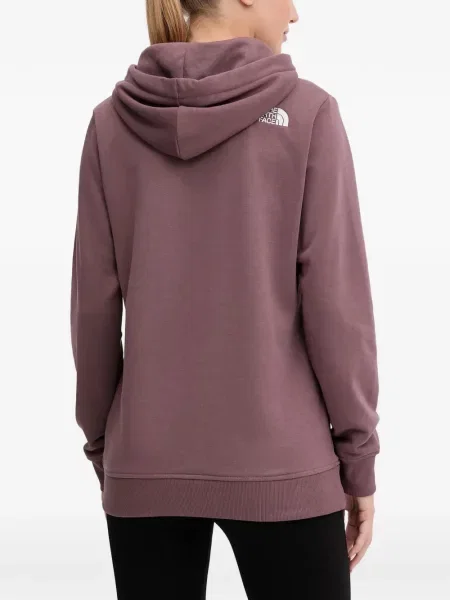 Hanorac cu glugă The North Face cu cordon violet