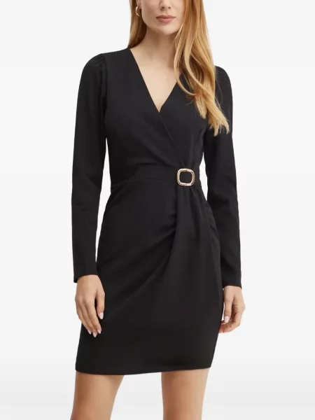 Lung rochie Morgan cu cataramă negru