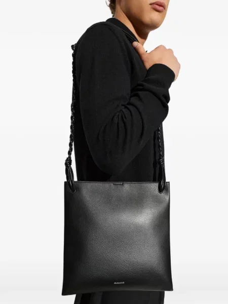 Geantă crossbody Jil Sander din piele negru