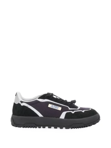 Sneakerși Autry din piele de căprioară negru