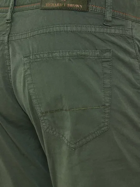 Pantaloni Richard J. Brown cu autograf verde