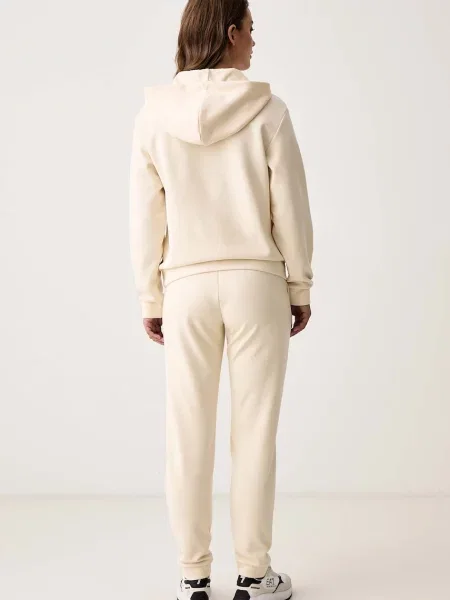 Emporio Armani komplet dresowy beżowy