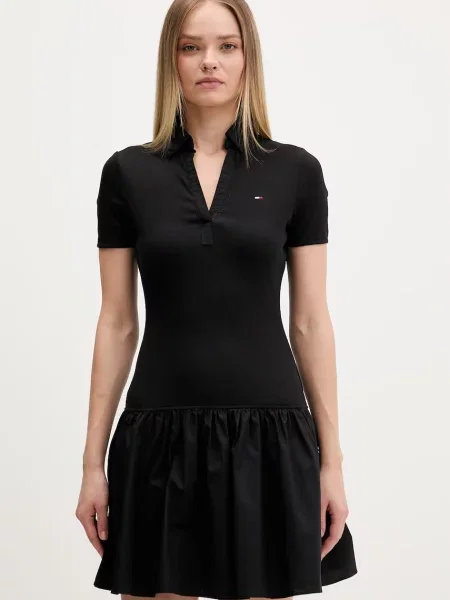 Tommy Jeans Rochie negru
