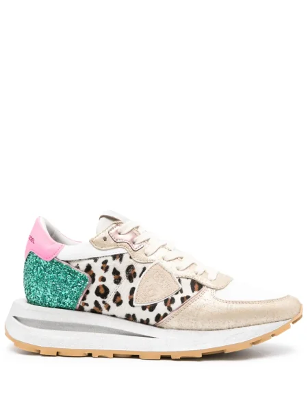 Sneakerși Philippe Model Paris cu imagine cu model leopard