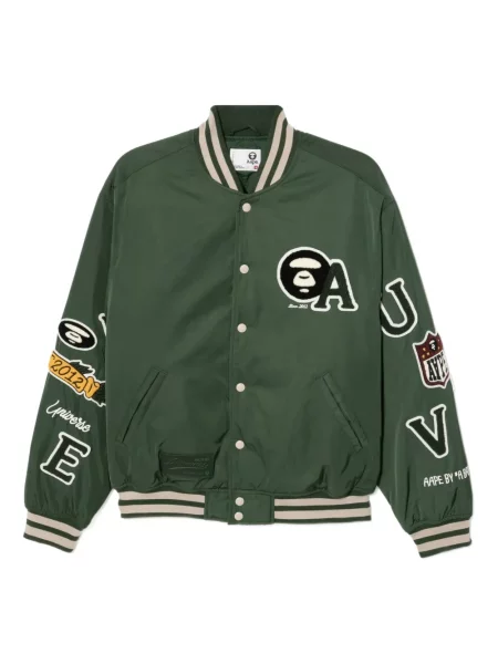 Geacă Aape By A Bathing Ape cu broderie verde