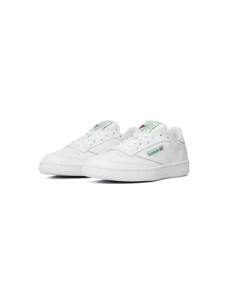 Šněrovací krajkové tenisky Reebok Club C 85 bílé