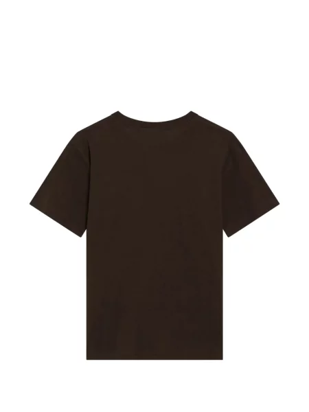 Риза Polo Ralph Lauren на райета с принт с кръгло деколте сиво