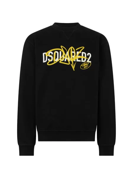 Hanorac crewneck Dsquared2 negru