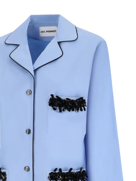 Cămașă Des Phemmes albastru