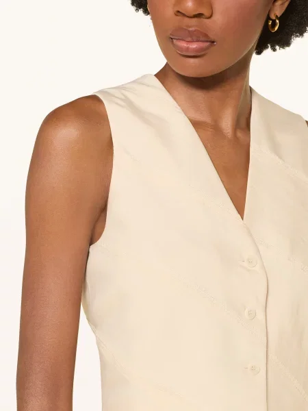 Claudie Pierlot Kamizelka Typu Blazer Z Koronką gelb