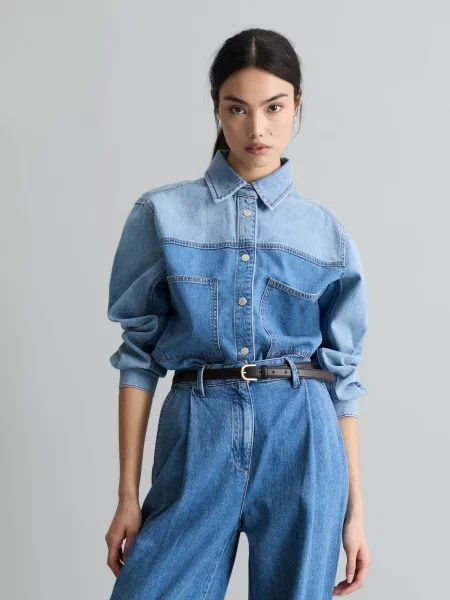 Сорочка повсякденна Marc O'Polo denim блакитний
