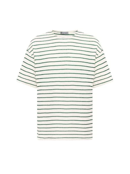 Dandalo Tricou verde smarald alb