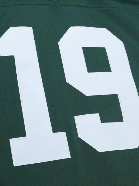 Cămașă Mitchell & Ness din jerseu scurtă verde