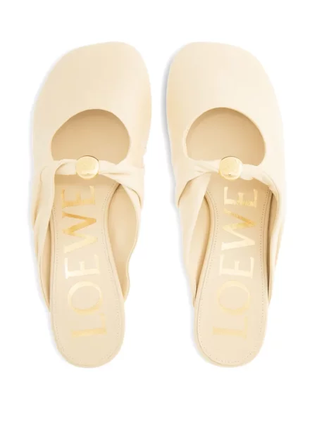 Papuci tip mules Loewe galben