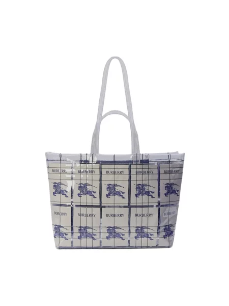 Shopperka Burberry z logo biała