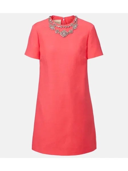 Rochie Valentino din crep roz