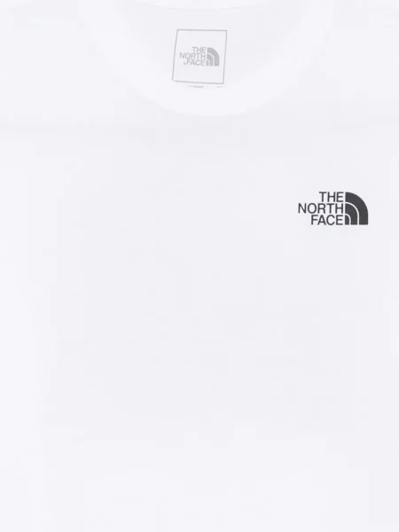 Scurt tricou The North Face alb