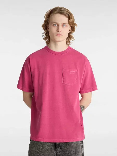 Футболка Vans Premium Wash Pocket бордовий