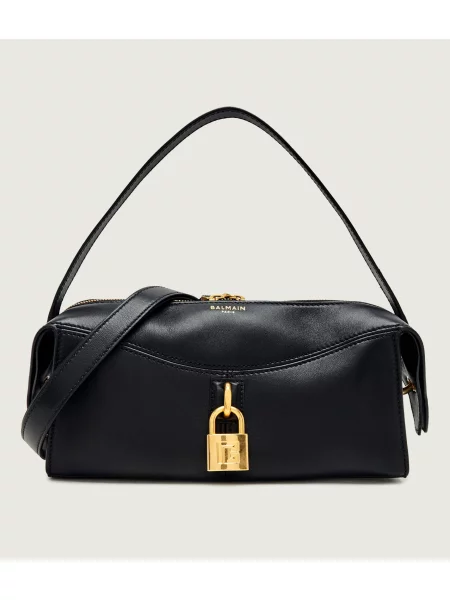 Balmain De piele geantă pe umăr Pulse negru