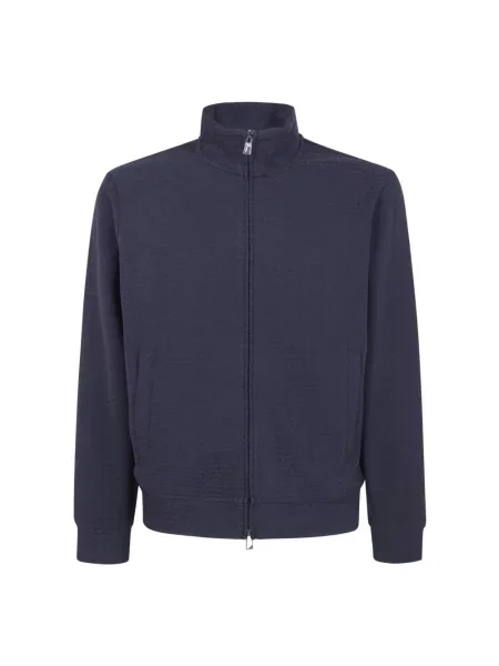 Sweter Emporio Armani niebieski
