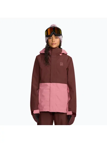 Geacă de schi pentru femei Volcom Bolt Insulated oxblood
