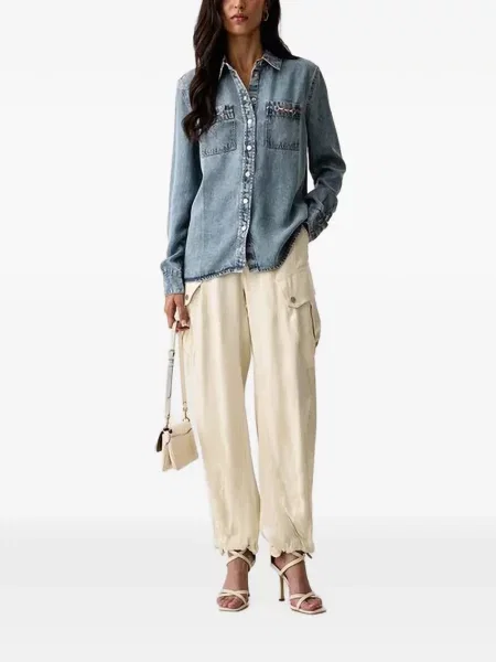 Cămașă de blugi Guess albastru