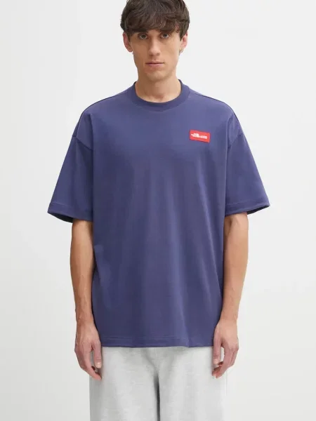 The North Face t-shirt Redbox z aplikacją niebieski