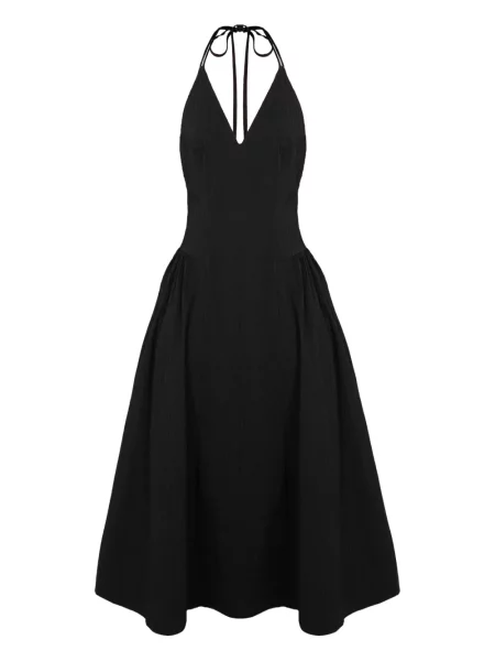 Rochie Rxquette plisată de costum negru