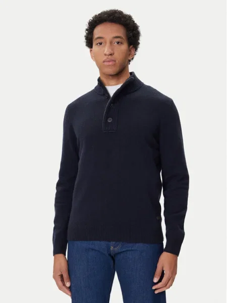 Barbour Pulover Patch Half Zip Bleumarin