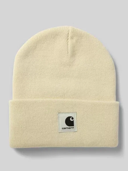 Czapka beanie z naszywką z logo model ‘Ashley’ Carhartt Work In Progress beżowa
