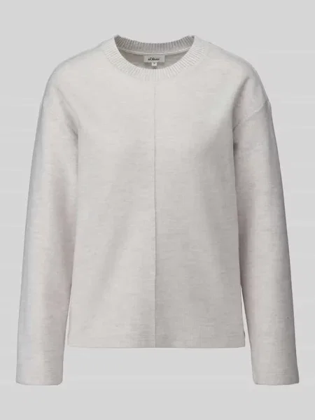 Bluza o kroju relaxed fit z mieszanki bawełny S.oliver Red Label biała