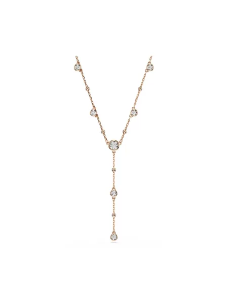 Swarovski naszyjnik pozłacany z cyrkonią IMBER żółty