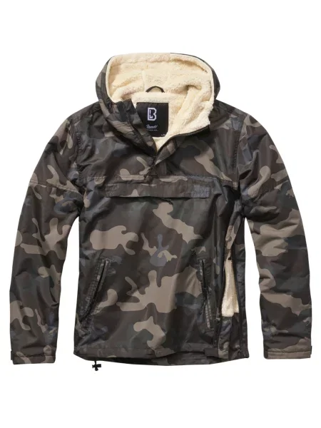 Brandit Funkcionális dzseki Sherpa Windbreaker bézs / barna / szürke fekete