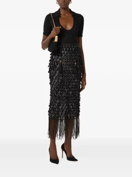 Top Elisabetta Franchi čierna