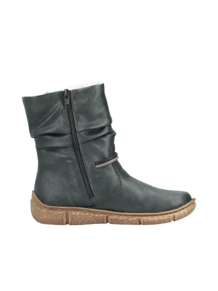 Rieker Botine închis verde