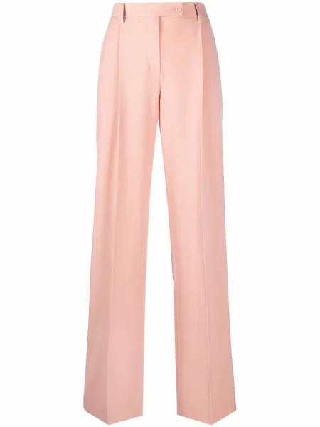 Pantaloni Alberta Ferretti roz