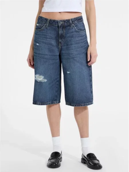 Guess Jeans Шорти Голубий Short Fit