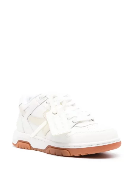 Bőr business sneaker Off-white fehér