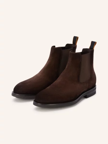 Santoni Chelsea Boots Enver tmavě hnědá