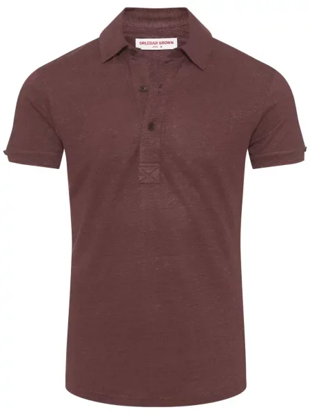 Tricou polo Orlebar Brown roșu