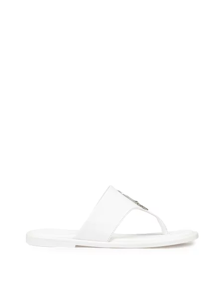 Шкіряні В'єтнамки Alex Bell білий