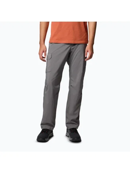 Pantaloni de trekking pentru bărbați Columbia Silver Ridge Utility city grey gri