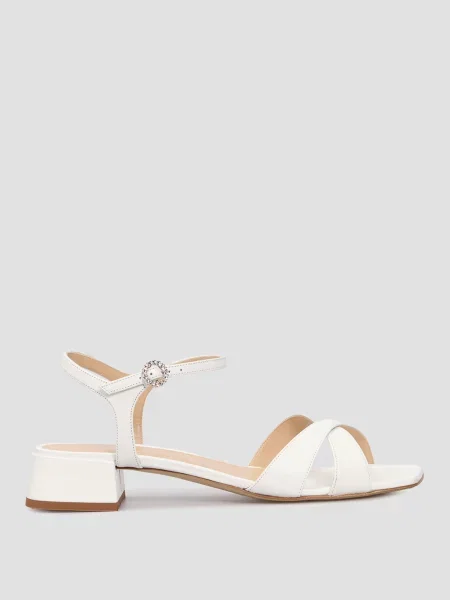 Шкіряні босоніжки Baldinini білі